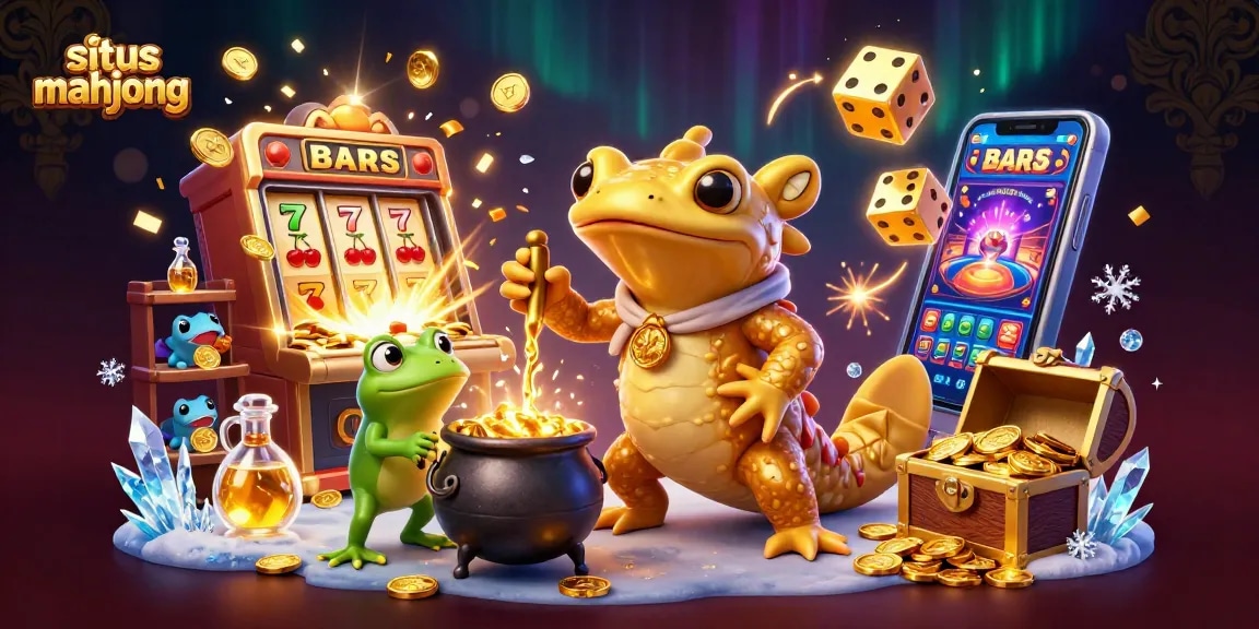 Experience thrilling gameplay at situs mahjong with enchanting visuals of alchemists and casino elements.