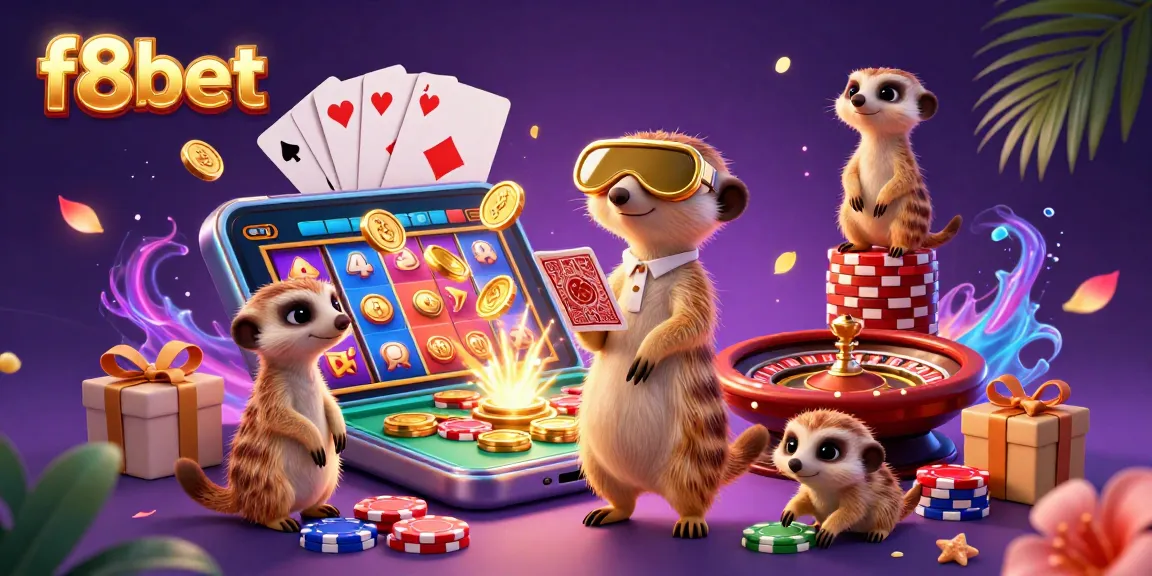Engage with thrilling games at f8bet, where meerkats run a vibrant casino filled with action and excitement.