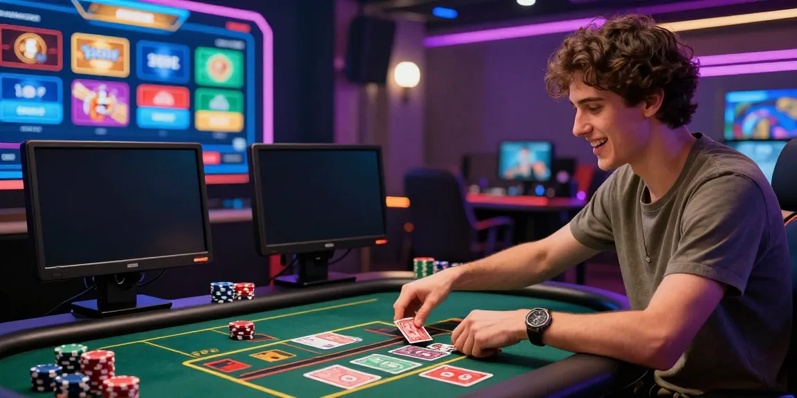 Engaging gaming experience on http://sin88-onl.com/ showcasing a player interacting with an online casino setup.