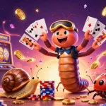 Experience the thrill of gambling with link slot gacor featuring a vibrant 3D casino scene.