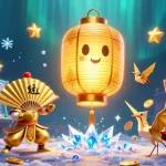 Cổng game Sunwin captivates with vibrant 3D characters and dynamic gaming elements in a magical casino setting.