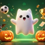 Experience winning excitement at sunwint1 with a thrilling haunted casino illustration featuring ghostly adventures.